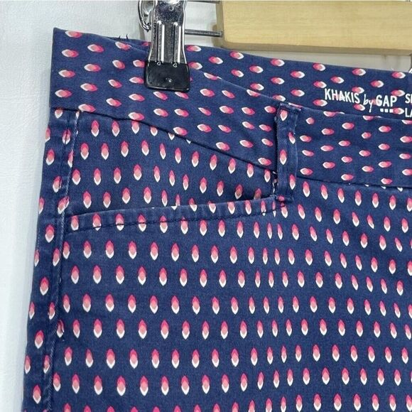 Khakis By Women Size 2 R Patterned Trousers Cotton Multicolored - Picture 5 of 16